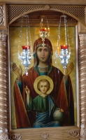 Икона Богородицы &quot;Знамение&quot;. Написана в 1907 году на Афоне в Русском Пантелеимоновом монастыре